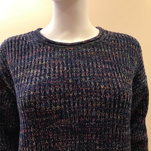 Gap Sweater NEW Womens Size XS Extra Small Northern Lights Blue Cotton Pullover - Picture 7 of 14